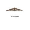 European Solid Wood Carved Floral Applique for Furniture and Doors