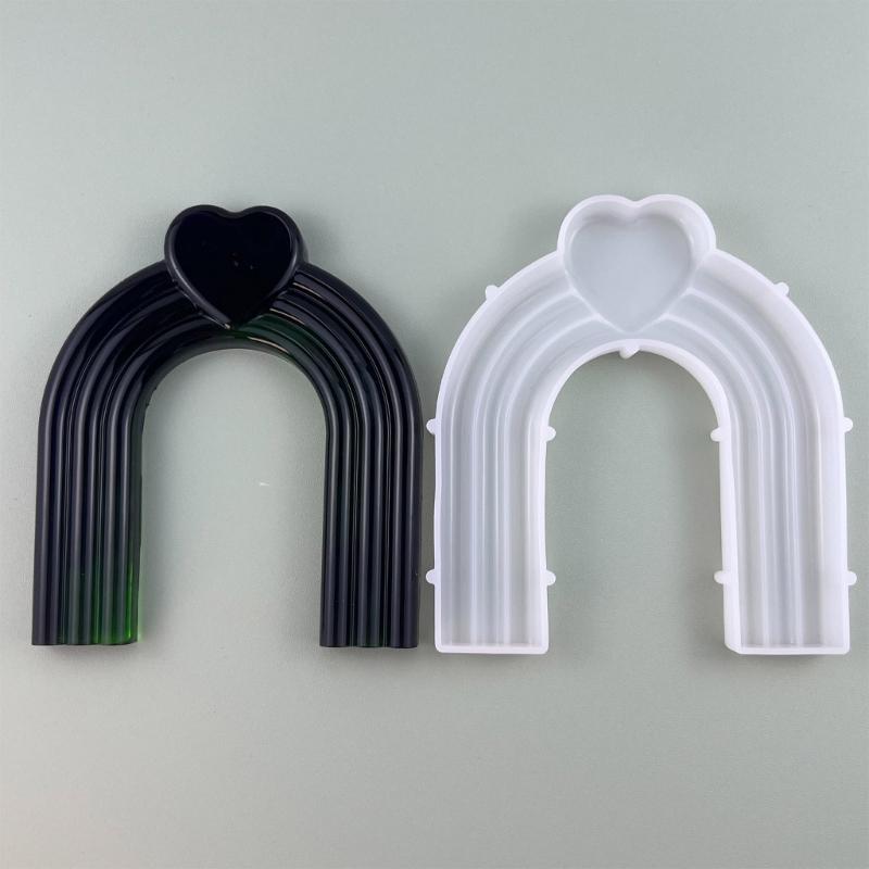 Arch Shaped Silicone Mold Handmade Scented Candle Table Ornament Mould Non-stick