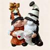 3D Coffee Time Dwarf Resin Ornament - Modern Simple Desktop Home Decor