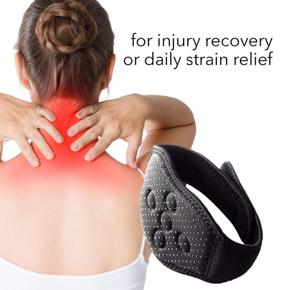 1pcs Heating Neck Protector Neck Warm Sleeve Self-heating Magnetic Therapy Hot Compress Neck Support Neck Brace Protection