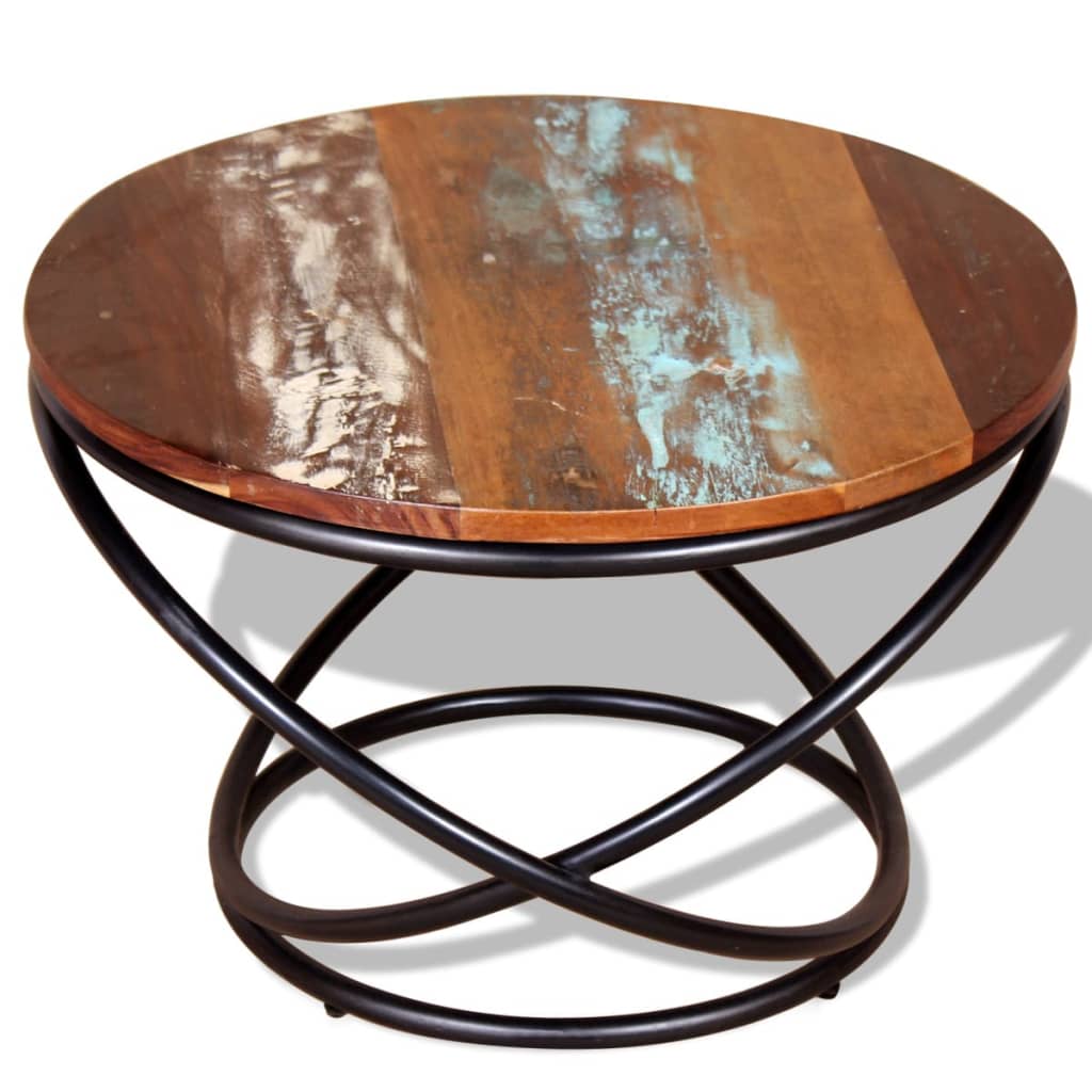 Vintage Solid Wood Coffee Table 60 X 60 X 40 Cm