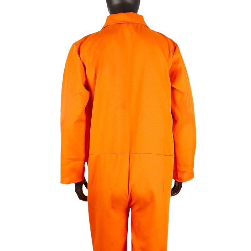 Cross-Border Orange Prisoner Costume for Men - Halloween Cosplay