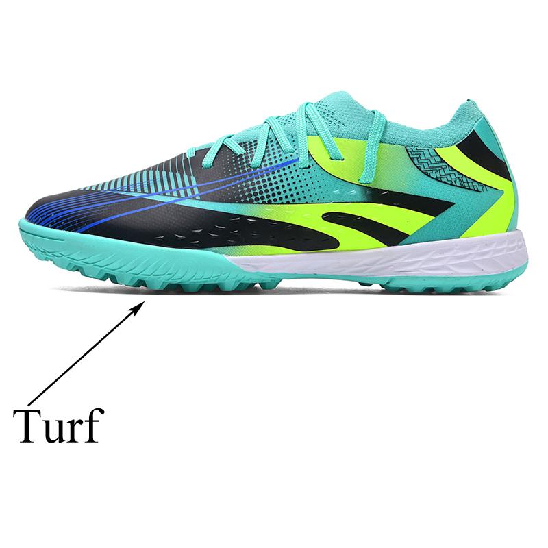 New Mens Soccer Shoes Boys Adults Futsal Sports Football Boots Grass Cleats Indoor Outdoor Ultralight Long Spikes Turf FG/TF