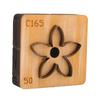 Flower Leather Cutting Die Wooden Base Incisive Blade Multifunctional Floral Leather Cutting Die for Crafts Decors