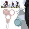 Silicone Water Bottle Buckle Water Bottle Holder Multifunctional Water Bottle Hanging Buckle for Outdoor Activities