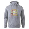 Autumn Hooded Sweatshirt Black Gray Teens Long Sleeve Sportswear Hoodie
