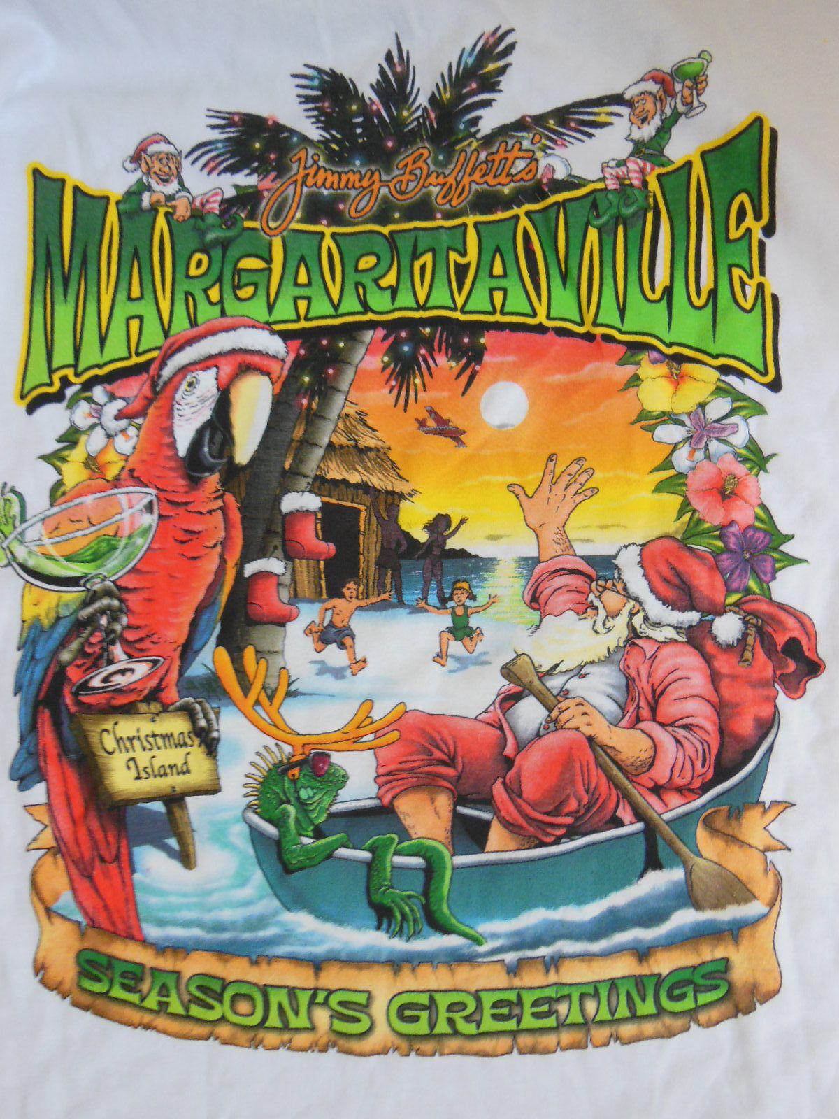 Never Worn Jimmy Buffett Margaritaville Christmas Shirt NI152 FREE SHIPPING XXL