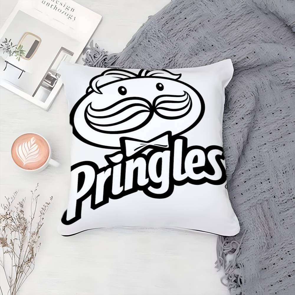Classic Personality P-Pringles-MT Pillow Case Printing Pillowcase Living Room Sofa Cushion Cover Bedroom Room Decor