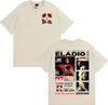 Rapper Eladio Carrion Sen2 Kbrn Tour Merch T Shirts Mens Clothing Cotton Short Sleeve Top Fashion Gothic Hip Hop Streetwear