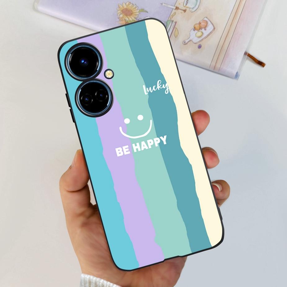 For Tecno Camon 19 Neo Case CH6i New Fashion Painted Cover Soft Silicone Phone Case For Tecno Camon 19 Pro 5G Camon19 Neo Bumper