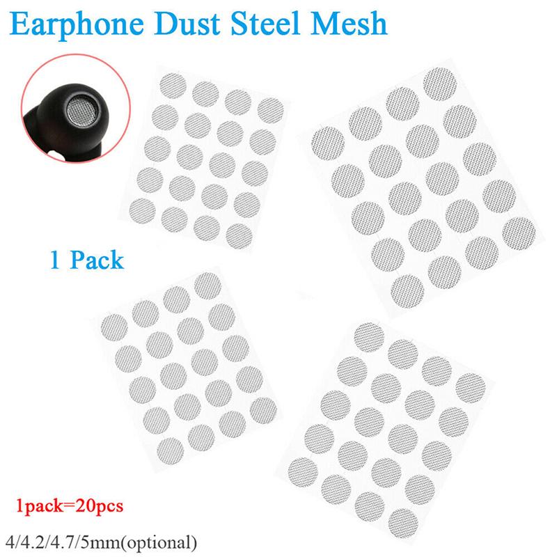 Earphone Dustproof Network Steel Mesh 4mm 4.2mm 4.7mm 5mm DIY Accessories