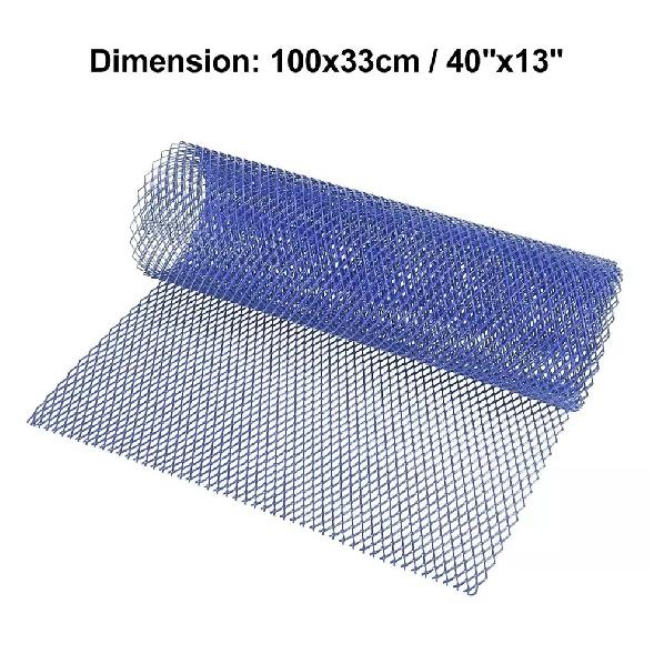 40x13" Car Grill Mesh 6x12mm Grids Auto Grille ert Bumper Grille Net Aluminum