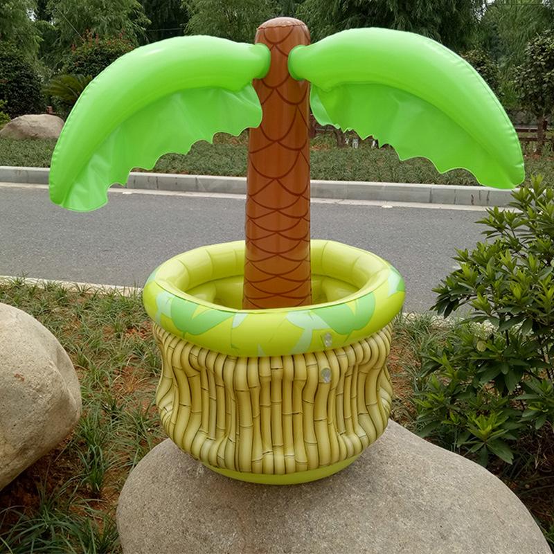 Inflatable High-Quality Palm High-Quality Tree Ice High-Quality Bucket High-Quality Bear High-Quality Cooler High-Quality Drink High-Quality Holder