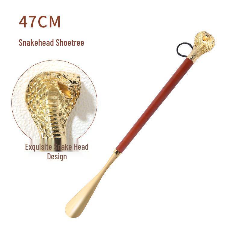 Animal Head Metal Shoehorn - Ultra Long Shoe Lifter, No Bend Shoe Puller, Gift Idea