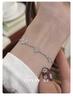 Cui Yan S925 Sterling Silver Korean Laser-Cut Heart Bracelet for Women - Simple, Light Luxury Fine Jewelry
