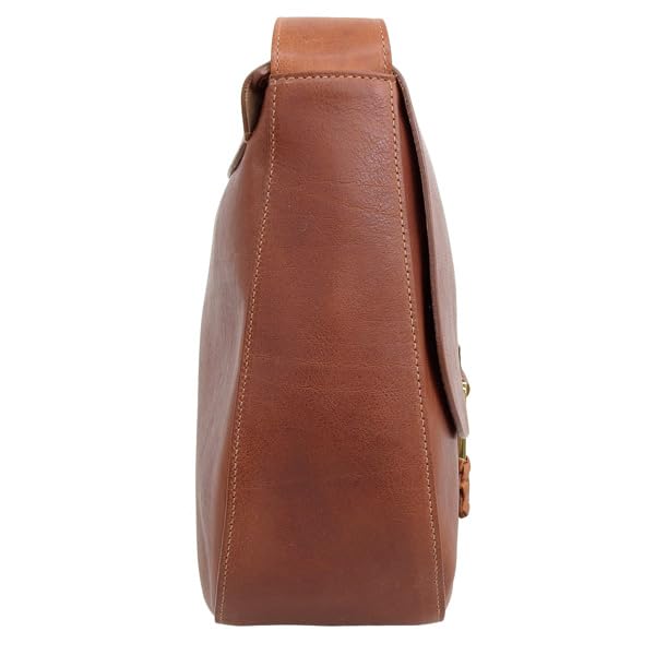 Bag Shoulder Bag Crossbody Leather Genuine Leather Brand BSH174 PO0001 Unisex [Ilbizonte] Women's (SEPPIA/Brown) [Item]