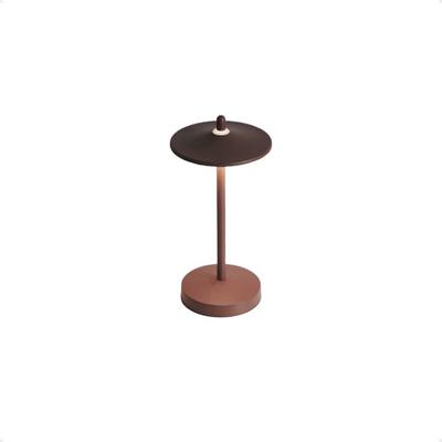 Table Lamp Desk Light Portable Lamp Pala | DI CLASSE | USB-C Charging | Built-in LED | IP54 Water Resistant | Terracotta
