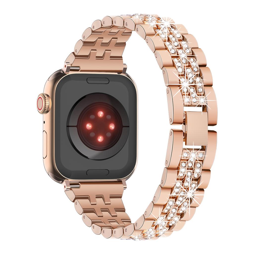 Diamonds Metal Band for Apple Watch Ultra 3/2/1 49mm S11 S10 46mm 42mm 45mm 44mm 41 40mm for Iwatch Series10 9 8 7 6 5 SE3 Strap