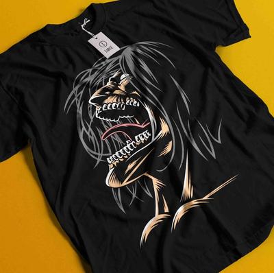 Maglietta Attack On Titan Eren T-shirt Mikasa AOT Levi Anime Manga Grafica Maglietta Unisex