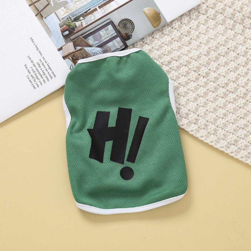 Breathable Cat Sleeveless Vest Polyester Pet Print Vest Cat Apparel Puppy Tank Top for Dogs Puppy