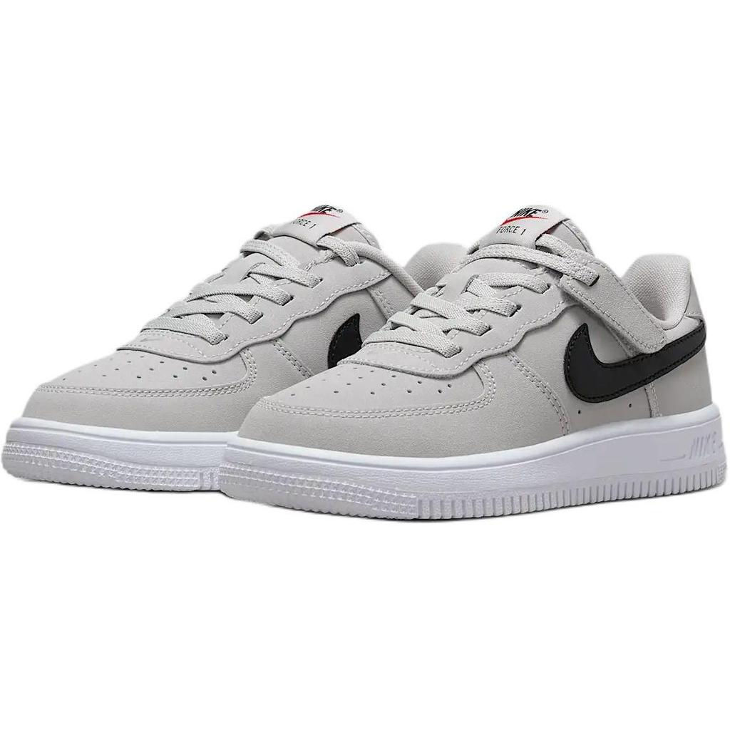 Nike Force 1 Low LV8 EasyOn PS Light Iron Ore Black Kids Sneakers Grey White FZ1010-001