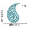 Henna Tattoo Cloth Sticker: Hollow Embroidery Paisley Patch Clothing Accessory