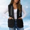 Women's Fashion Casual Loose Lamb Wool Female Short   Winter  Vest