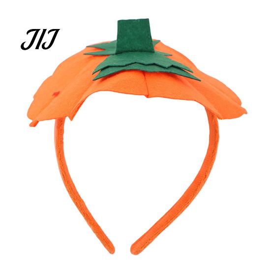 Kids Pumpkin Headbands Halloween 3D Headband for Kids, Dress-Up Hair Hoop Childrens Headwear Band, Accessory Thanksgiving Festival Cosplay Costume