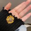 Ins Cute Bee Sunflower Ins Smart High-end Brooch