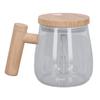 Tasse à Mélange Électrique en Verre à Haute Vitesse 400ml Tasse à Café Auto-Mélangeuse Automatique pour Café Lait Thé Poudre de Protéine