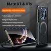 Pro Huawei Mate XT XTs Pouzdro Dvojitá osa Magnetický pant Ochrana Plně obalené Toog Pravá kůže 360° Otočný stojánek Kryt