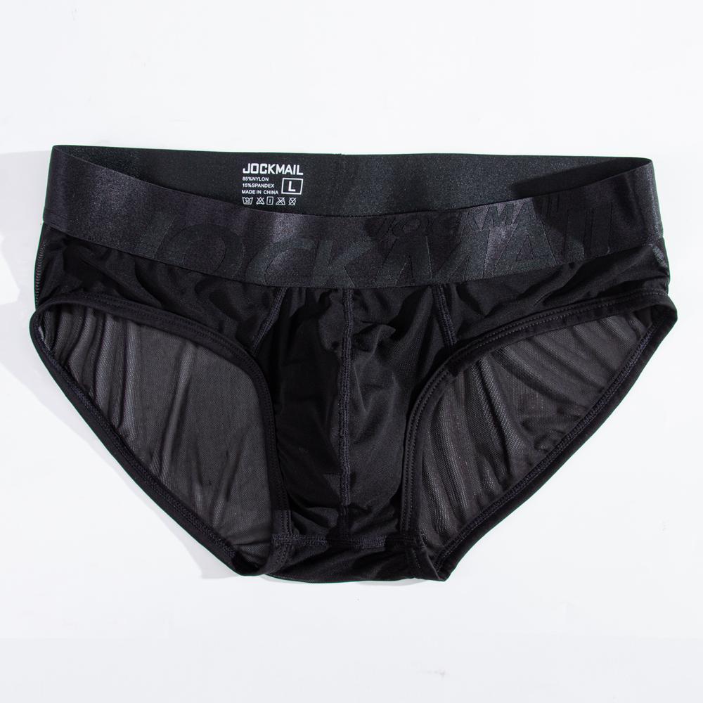 Briefs JOCKMAIL Ultra Thin Mesh Breathable Low Waist Men's Underwear