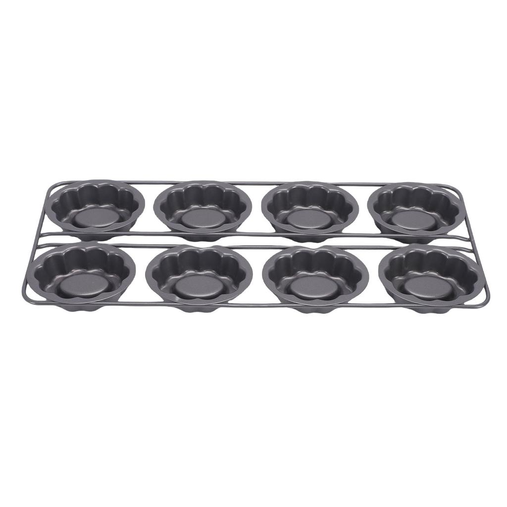 Fluted Cake Pan Cloud Shaped Carbon Steel Nonstick Flan Mold Pan for Chocolate Dessert Home Kitchen