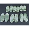 26-31 MM Natural Peace Jade Matched Pair Oval Cabochon Gemstone 6 Pair Lot C-771