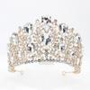 New Fashionable Alloy Rhinestone Red Green Crown Wedding Crown Bride Crown Tiaras