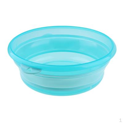 Bacinella Pieghevole Portatile in Plastica per Campeggio, Secchio, Vaschetta per Lavaggio Piatti