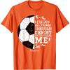 Philippians Soccer Graphic Tee Christian Faith Men's T-Shirt Breathable Cotton