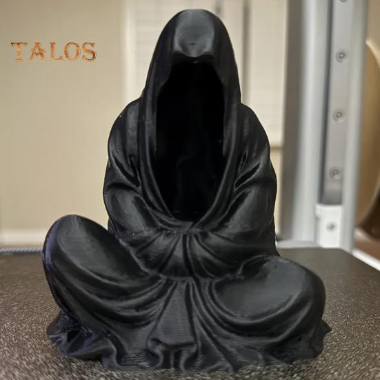 Meditation Dead LED Candlestick Mysterious Ghost Candle Holder for Halloween Home Desktop Decoration