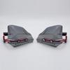 Motorcycle Handguards Clamp-on with Mounting Arms Smoked