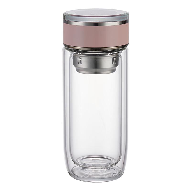 Shangqi Double Wall Glass Tea Infuser Cup