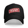 French RSVP Retirement or Birthday Gift Ideas  Baseball Cap  Fashion Women Men Trucker Hat Sun-Proof Hippie Caps Birthday Gift