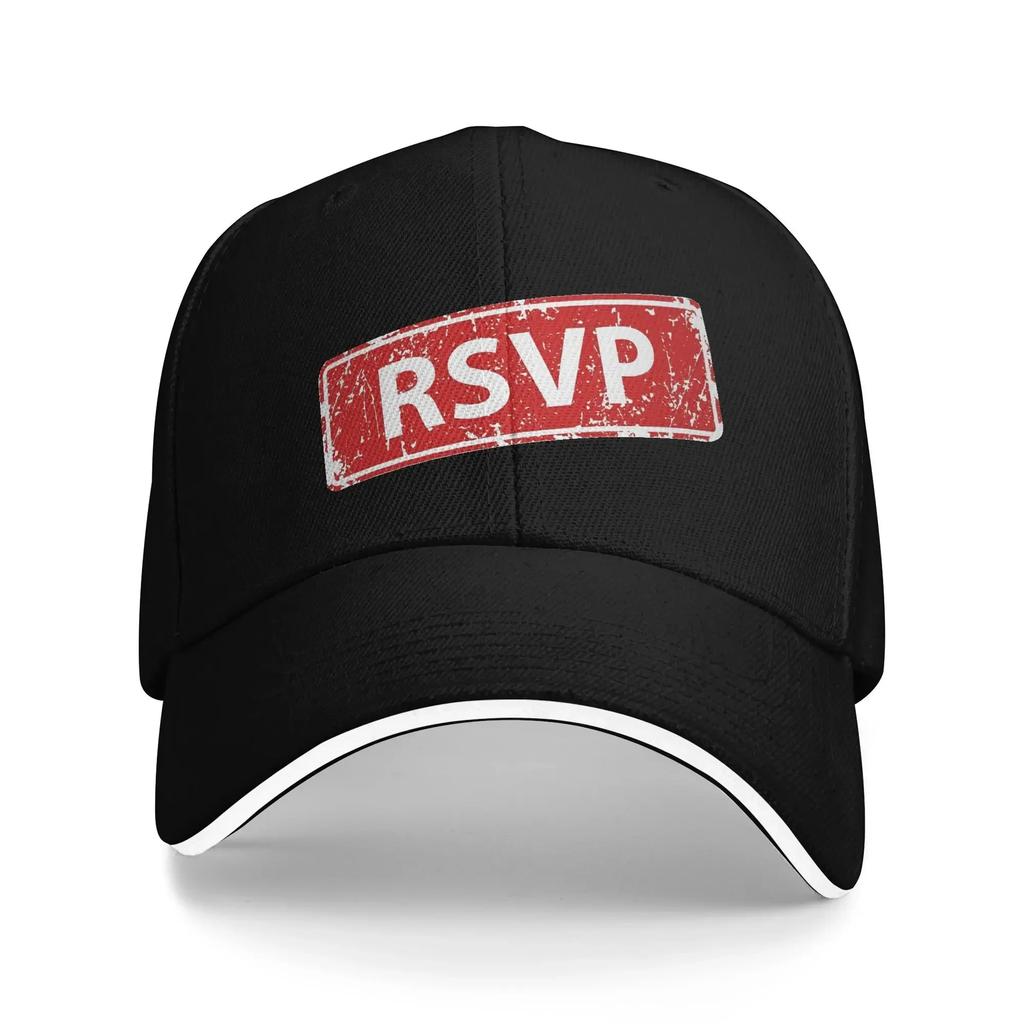 French RSVP Retirement or Birthday Gift Ideas Baseball Cap Fashion Women Men Trucker Hat Sun-Proof Hippie Caps Birthday Gift