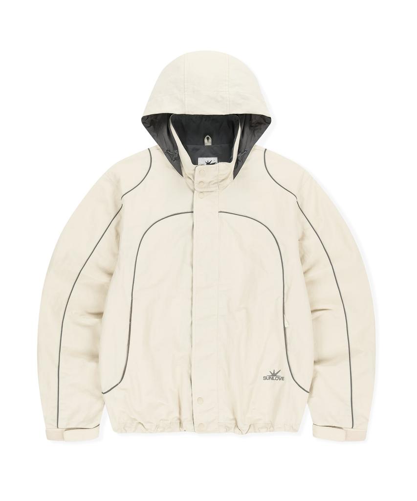 Sunlovetour Crescent Windbreaker Ivory