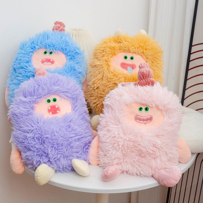 Oppladbar tegneserie plysj håndvarmer - Avtakbar og vaskbar, Eksplosjonssikker elektrisk varmtvannsflaske (2025)