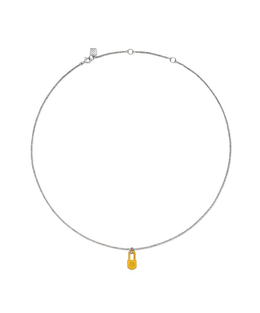 Begins [Silver 925] Bb Mini Lock Necklace