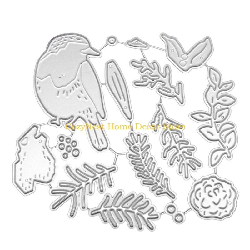 92MF Bird Metal Cutting Dies DIY Craft Carbon Steel Embossing Template Stencil