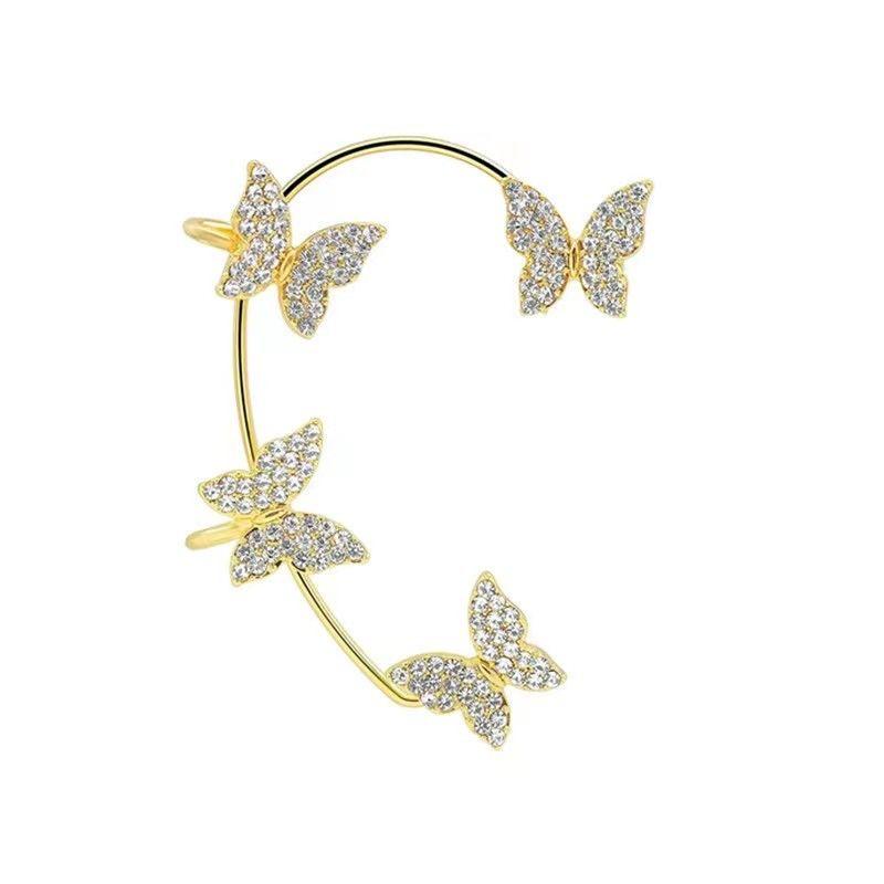 Elegant Fairy Butterfly Ear Cuff: No-Piercing, High-End Fashion Jewelry for Women