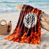 Girona FC Print Microfiber Beach Towel Quick Dry Absorbent Large Towel For Beach Swimming Travel