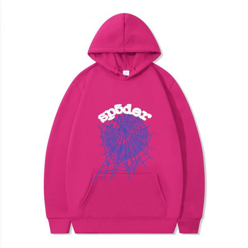 Unisex Kapuzenpullover Mit Spinnenaufdruck Lockerer Schnitt Langarm Pullover Winter