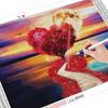 Full Square Diamond Painting Tree Heart 5D DIY Diamond Embroidery Cross Stitch Landscape Sunset Mosaic Wall Art Decor